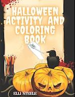 Halloween Activity And Coloring Book