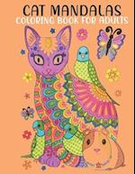 Cat Mandalas Coloring Book For Adults