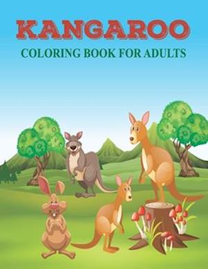 kangaroo coloring book for adults