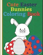 Cute Easter Bunnies Coloring Book