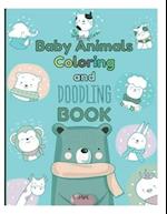 baby animals coloring and doodling book