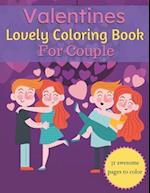 Valentines Lovely Coloring Book For Couple