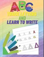 Trace letters and learn to write