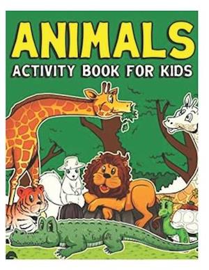 animals activity book for kids