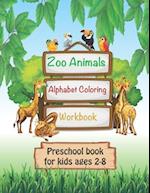 Zoo Animals Alphabet Coloring Workbook