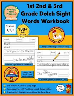 1st 2nd 3rd Grade Dolch Sight Words Workbook: Over 100 1st 2nd 3rd Grade Dolch Sight Words Handwriting Practice Pages