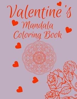 Valentine's Mandala Coloring Book