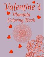 Valentine's Mandala Coloring Book