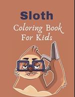 Sloth Coloring Book For Kids