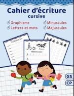 Cahier d'écriture cursive