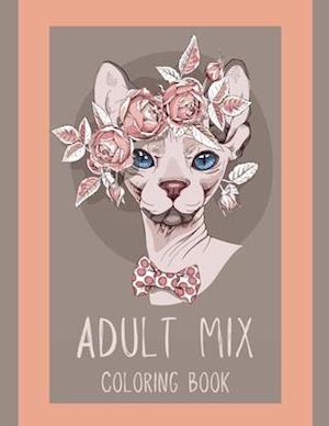 Adult Mix Coloring Book