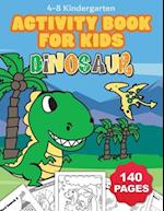 Jumbo Dinosaur Coloring and Activity Book for Kids Ages 4-8