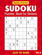 Sudoku Puzzles Book for Seniors Easy to Hard