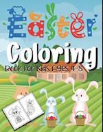 Easter Coloring Book For Kids Ages 4-8