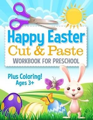 Happy Easter Cut and Paste Workbook for Preschool