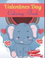 Valentines Day Coloring Book