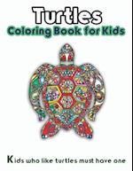 Turtles Coloring Book for Kids