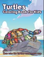 Turtles Coloring Book for Kids