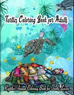 Turtles Coloring Book for Adults