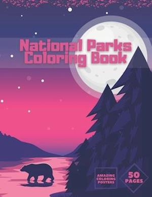 National Parks Coloring Book