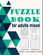 Puzzle book for adults mixed