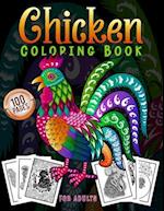 Chicken Coloring Book For Adults
