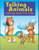Talking Animals coloring book for kids