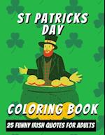 St Patricks Day Adult Coloring Book