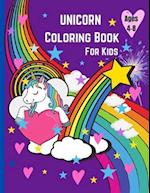 Unicorn Coloring Book for Kids Ages 4-8 US Edition