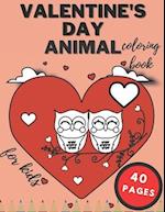 Valentine's Day Animal Coloring Book