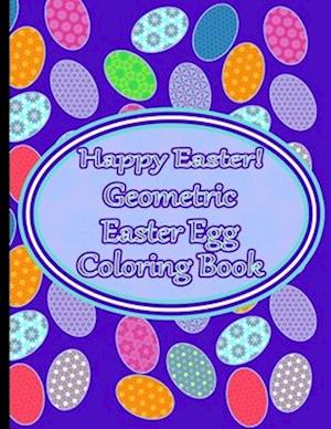 Geometric Easter Egg Coloring Book