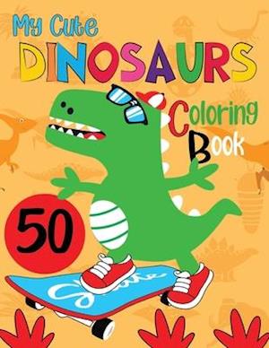 My Cute Dinosaur Coloring Book