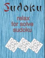 relax for solve sudoku