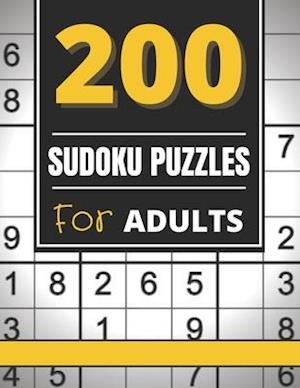 200 Sudoku Puzzles For Adults