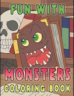 Fun With Monsters Coloring Book