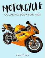 Motorcycle Coloring Book for Kids