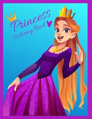 Princess Coloring Book: Kids Coloring Book Age+3