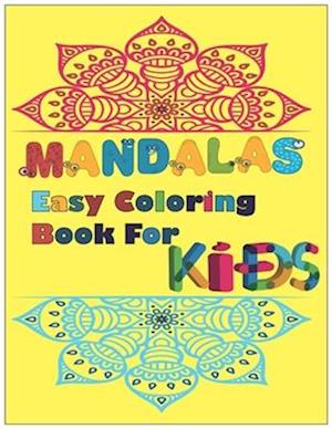 Mandala Easy Coloring Book for Kids