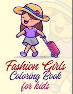 Fashion Girls Coloring Book For Kids