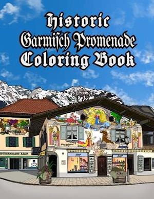 Historic Garmisch Promenade Coloring Book