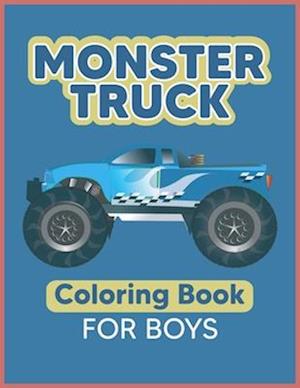 Monster Truck Coloring Book for Boys