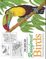 Rainforest Birds: A Special Edition Coloring Book 