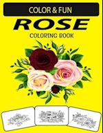 Rose Coloring Book