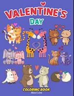 Valentine's Day Coloring Book About Love