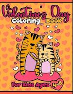 Valentine's Day Coloring Book For Kids Ages 4-8