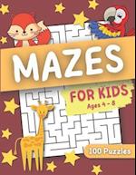 Mazes For Kids Ages 4-8