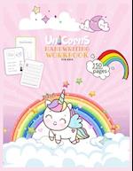 Unicorn Handwriting Workbook for Kids