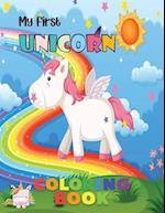 My First Unicorn Coloring Book