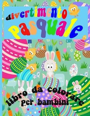 divertimento pasquale libro da colorare per bambini
