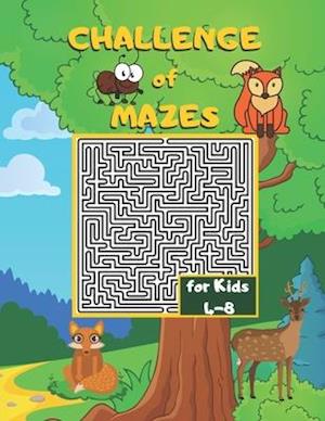 Challenge of Mazes for Kids 4-8